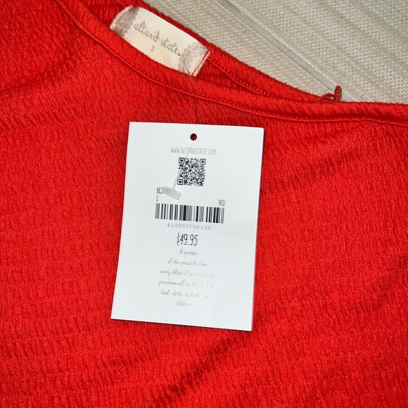 Altard state ribbed one shoulder top - Picture 3 of 4